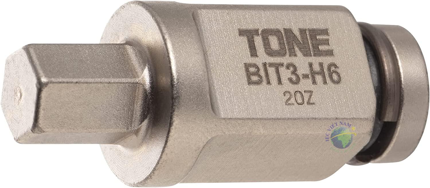 Đầu BIT lục giác TONE BIT3-H (Giắc cắm 9.5mm) 5 BIT3 H 1.1 min