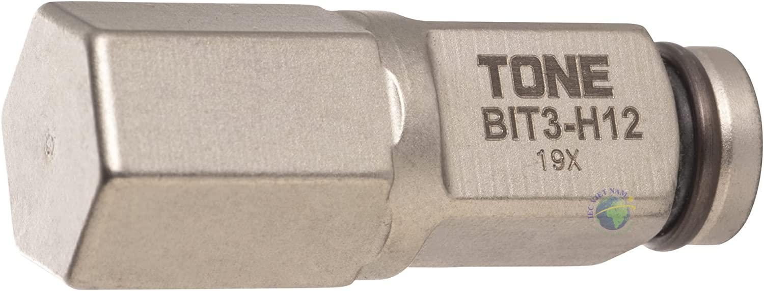 Đầu BIT lục giác TONE BIT3-H (Giắc cắm 9.5mm) 4 BIT3 H 1.2 min