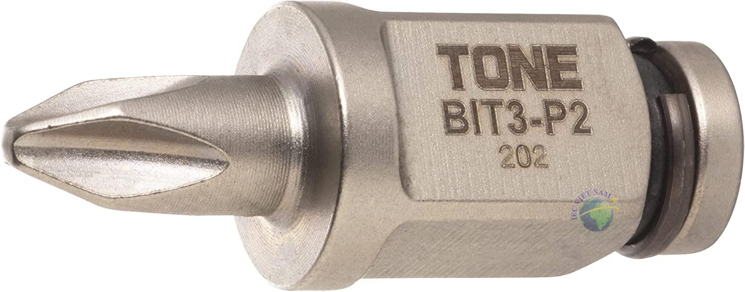 Đầu BIT kiểu tô vít TONE BIT3 4 BIT3 P2 1 min