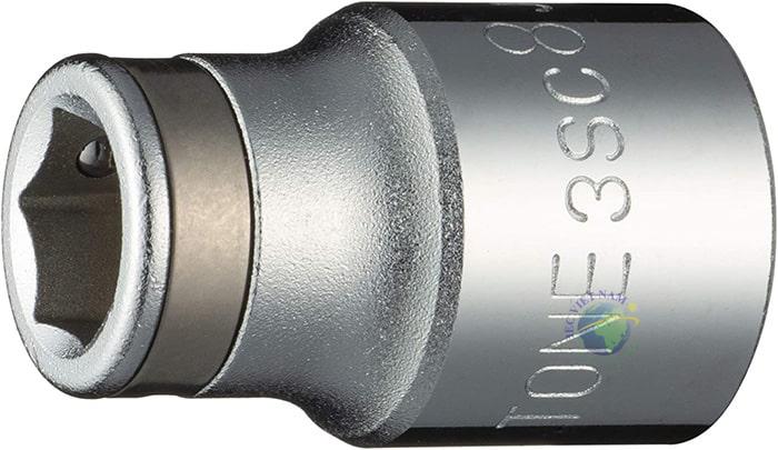 Bộ đầu khẩu lục giác giữ đai ốc (6 cạnh) TONE HSC312 (Giắc cắm 9.5mm) 4 3SC 1 min