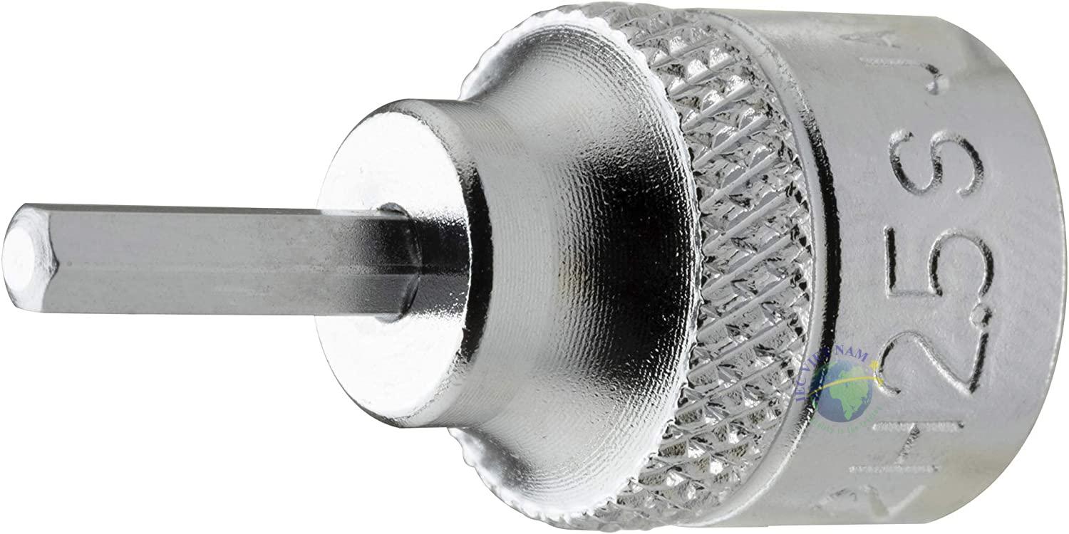 Đầu khẩu lục giác loại ngắn TONE 2H-S (giắc cắm 6.35mm) 3 2H 2.5S 2 min