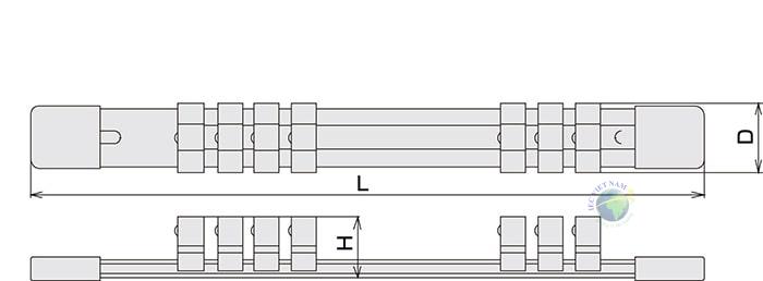 Giá đỡ đầu khẩu loại nhôm TONE SH12/SH13/SH14 - IEC Việt Nam