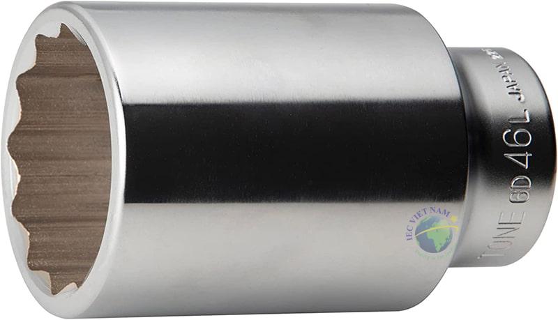 Bộ đầu khẩu dài (12 cạnh) TONE 6D-L (Giắc cắm 19mm) 3 6DL 1 min 1