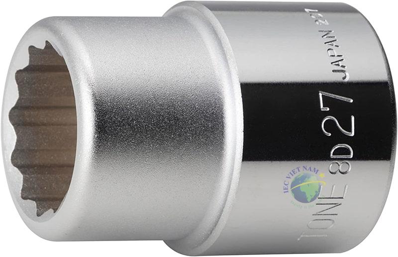 Đầu khẩu (12 cạnh) TONE 8D (Giắc cắm 25.4mm) 3 8D 3 min